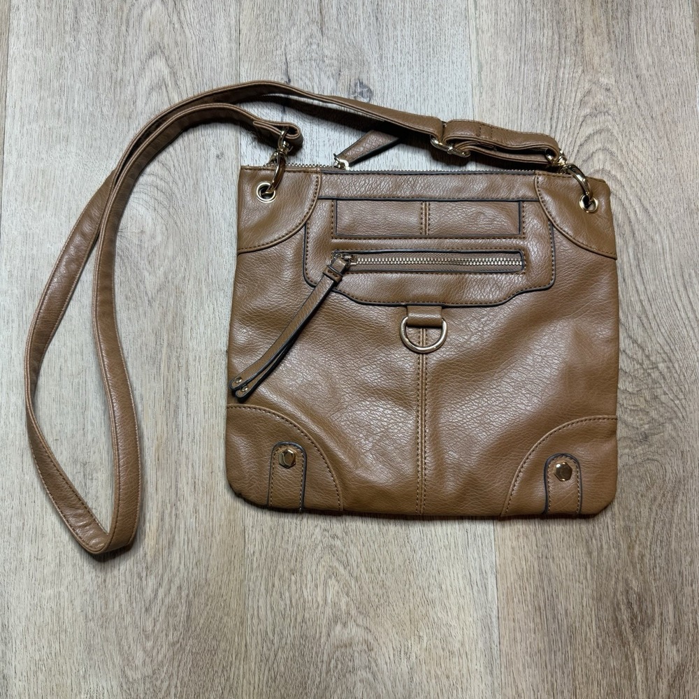 ALDO Brown Leather‎ Shoulder Bag